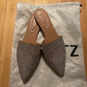 Schutz Rhinestone Mule